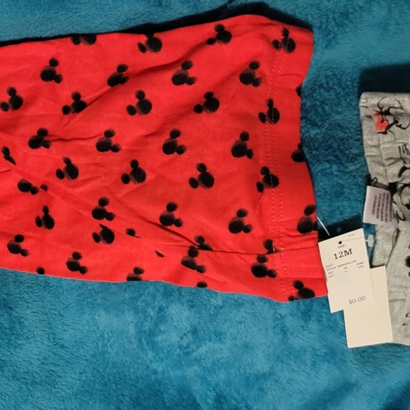 Pj Set Disney Mickey Mouse 12 months 4 Piece Unisex Boys New NWT - Picture 14 of 16